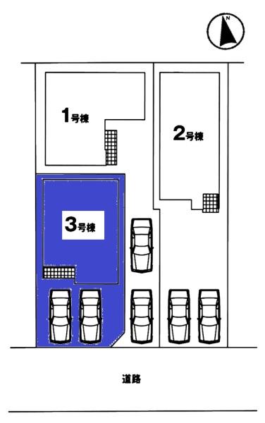 豊田市明和町新築戸建全3棟3号棟