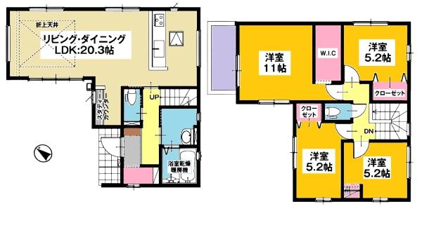 安城市今本町新築戸建全3棟1号棟