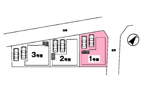 安城市今本町新築戸建全3棟1号棟