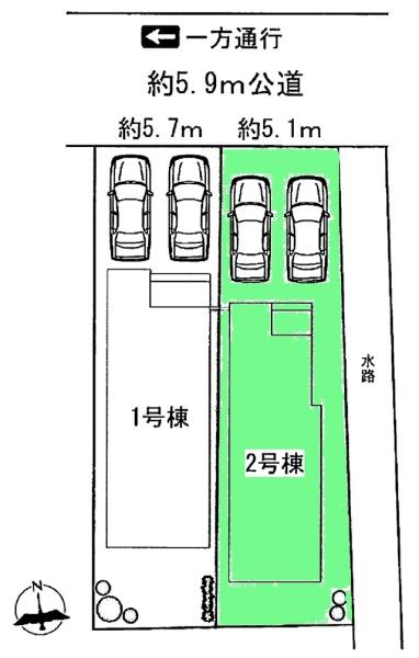 刈谷市熊野町新築戸建全2棟2号棟