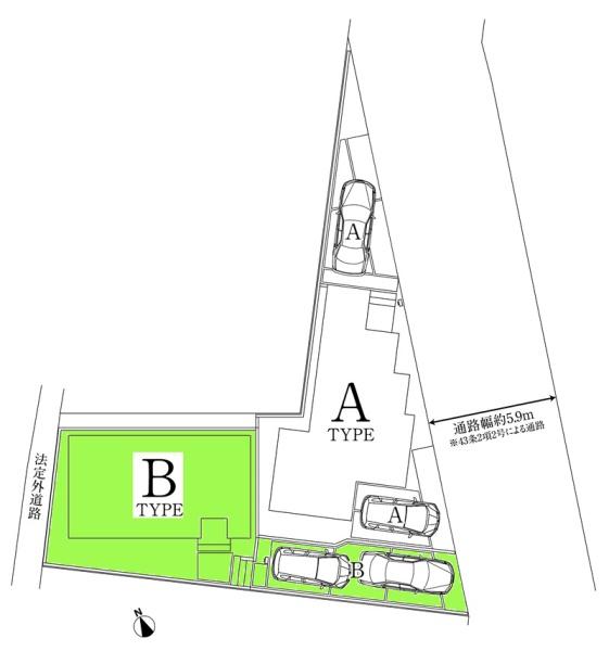 東海市大田町分譲戸建全2棟B号棟