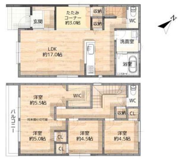 東海市富木島町新築戸建全2棟A号棟