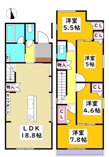 刈谷市荒井町分譲戸建全2棟1号棟