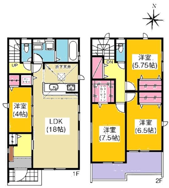 知立市長篠町新築戸建全2棟2号棟