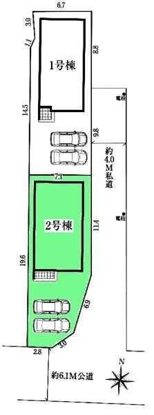 知立市長篠町新築戸建全2棟2号棟