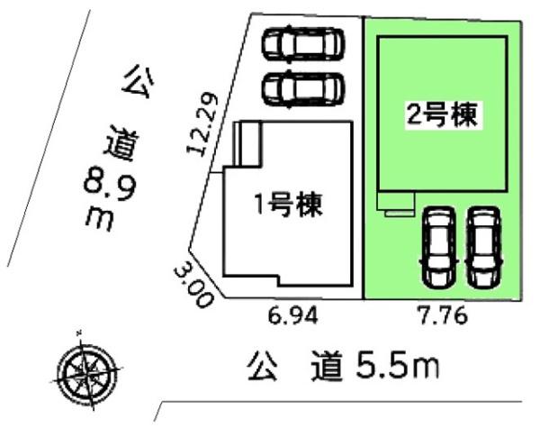 豊田市小坂町新築戸建全2棟2号棟