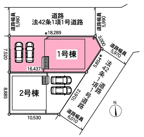 岡崎市鴨田本町新築戸建全2棟1号棟