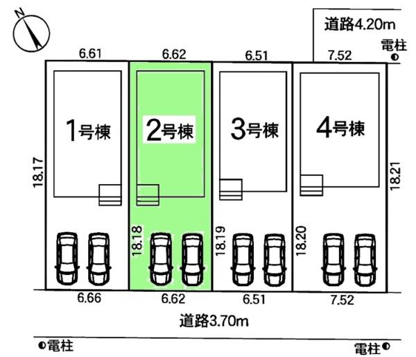 岡崎市東大友町新築戸建全4棟2号棟