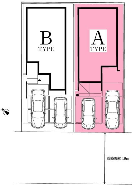 ・岡崎市稲熊町五丁目新築戸建全2棟A棟