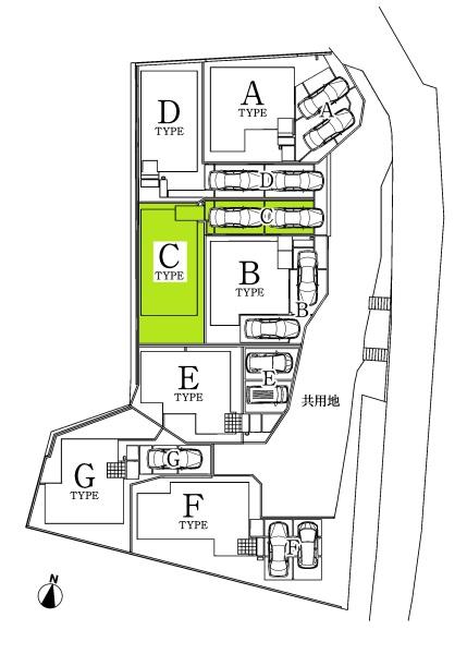 岡崎市百々町新築戸建全7棟C号棟