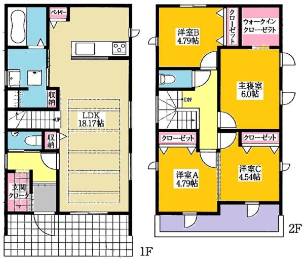 岡崎市中島町分譲戸建全5棟A3号棟