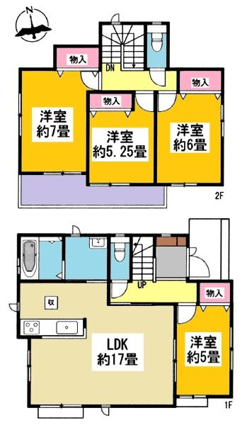 豊田市越戸町新築戸建全2棟1号棟