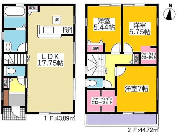 豊田市宝来町新築戸建全2棟1号棟