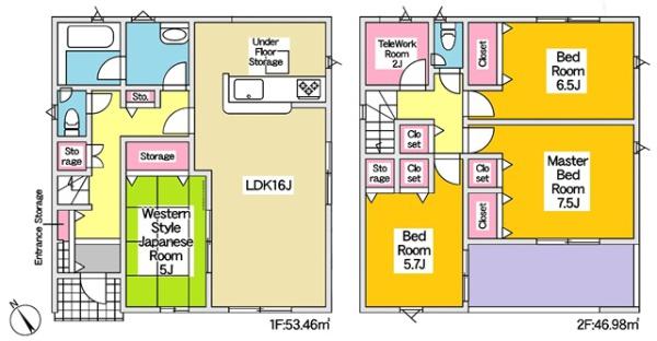 岡崎市小針町新築戸建全3棟2号棟