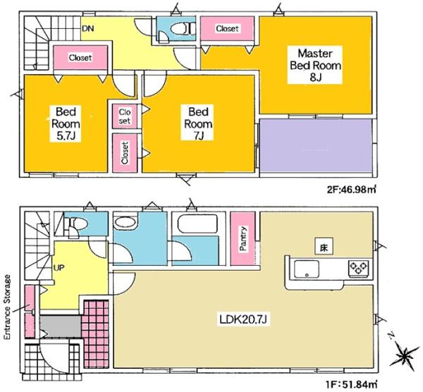 東郷町春木新築戸建全3棟2号棟