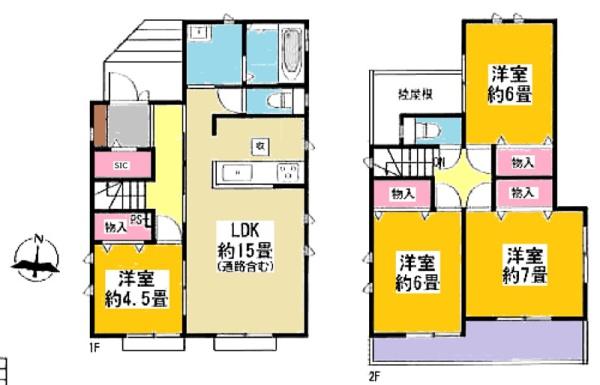 豊田市宝来町新築戸建全2棟1号棟