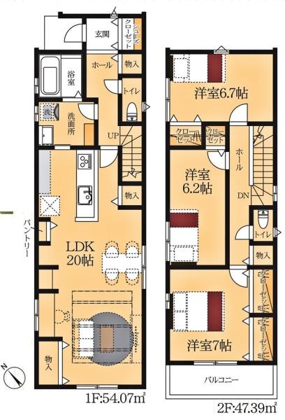 豊田市清水町新築戸建全2棟1号棟