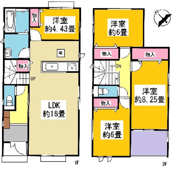 豊田市鴛鴨町新築戸建全8棟B号棟