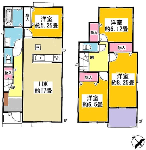 豊田市鴛鴨町新築戸建全8棟C号棟