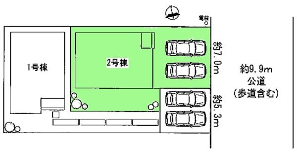 豊田市美里2丁目新築戸建全2棟2号棟