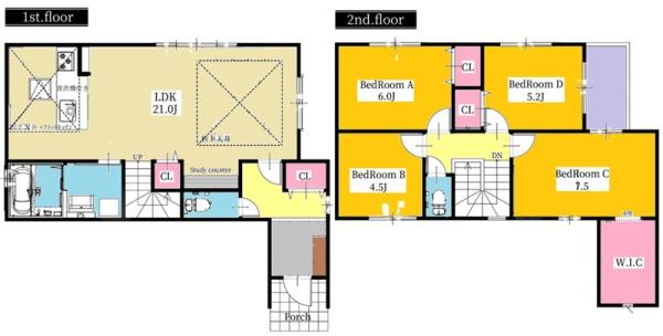 豊明市阿野町新築戸建全9棟4号棟
