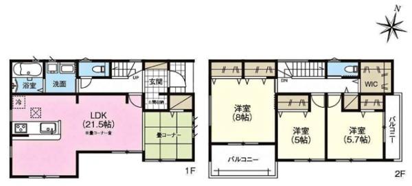 東海市富木島町新築戸建全2棟1号棟