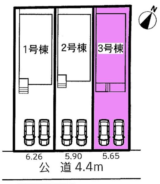 刈谷市司町新築戸建全3棟3号棟
