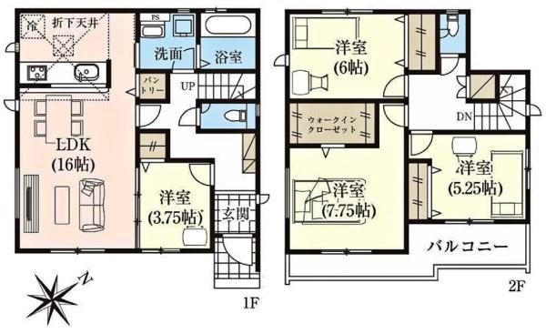 豊田市野見山町新築戸建全2棟1号棟