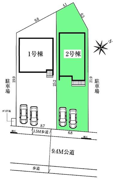 豊田市野見山町新築戸建全2棟2号棟