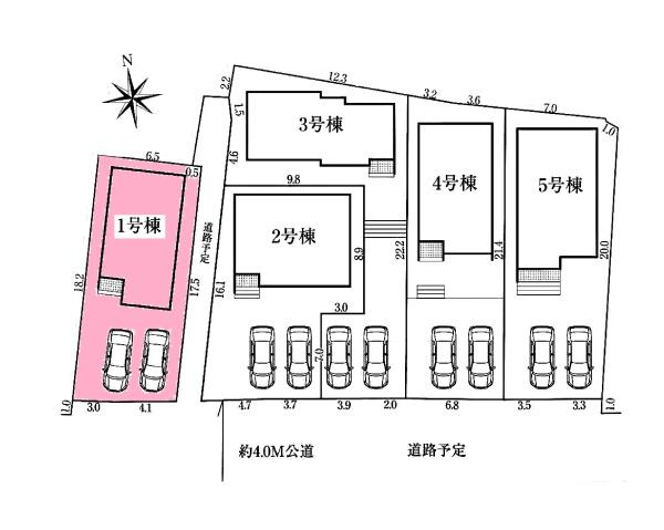 東浦町緒川新築戸建全5棟1号棟