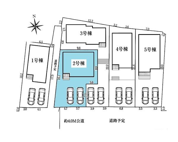 東浦町緒川新築戸建全5棟2号棟