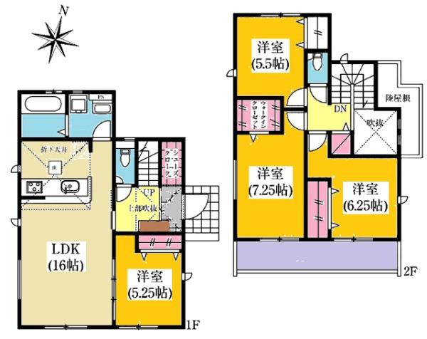 豊田市永覚新町新築戸建全6棟4号棟