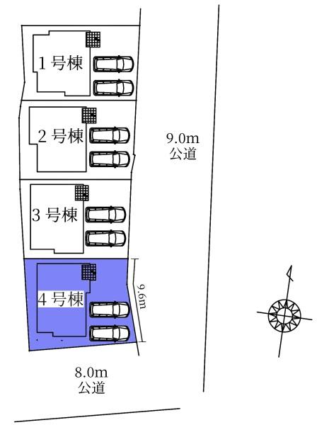 大府市横根町新築戸建全4棟4号棟