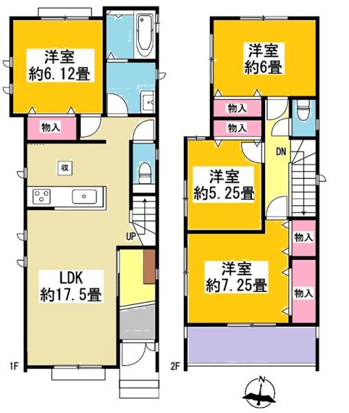 豊明市阿野町新築戸建全3棟2号棟