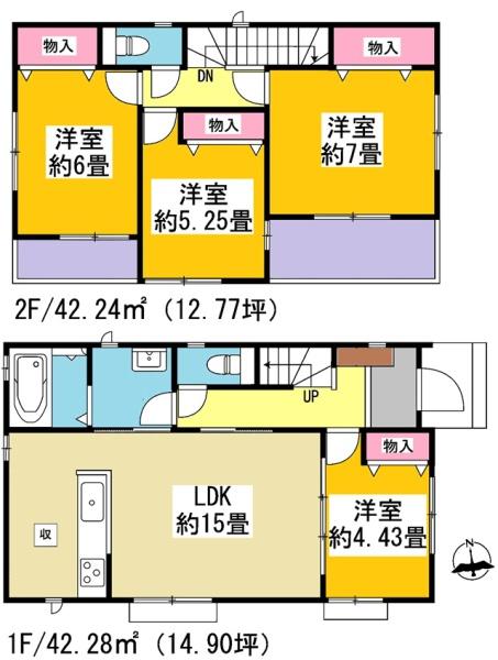 豊田市明和町新築戸建全2棟B号棟