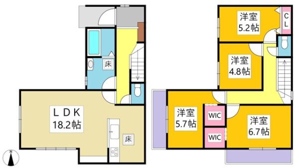岡崎市寿町新築戸建全2棟1号棟