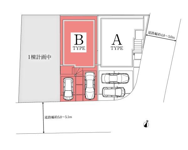 豊明市前後町新築戸建全3棟B棟