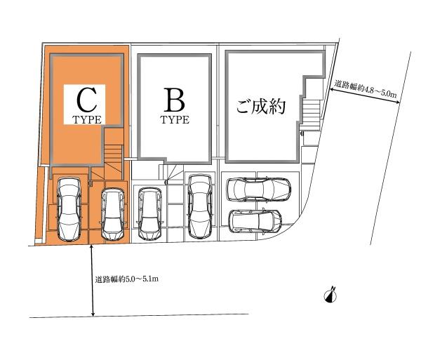 豊明市前後町新築戸建全3棟C棟