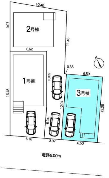 岡崎市大西新築戸建全3棟3号棟