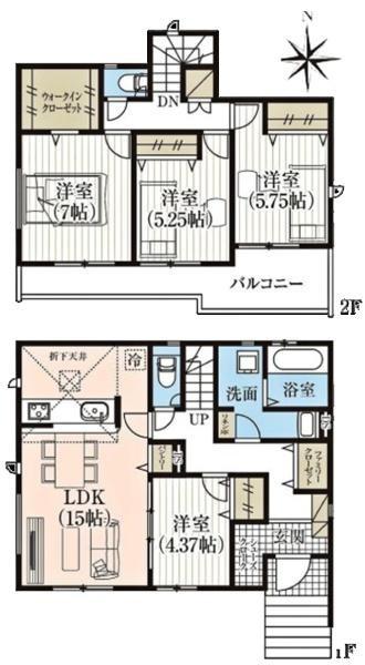 豊田市栄町新築戸建全3棟2号棟