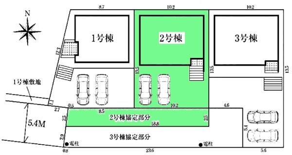豊田市栄町新築戸建全3棟2号棟