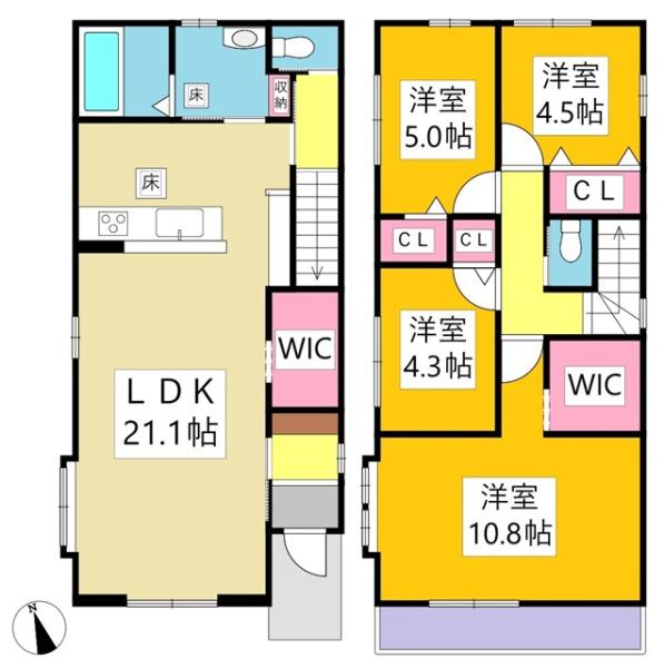豊田市細谷町新築戸建全6棟6号棟