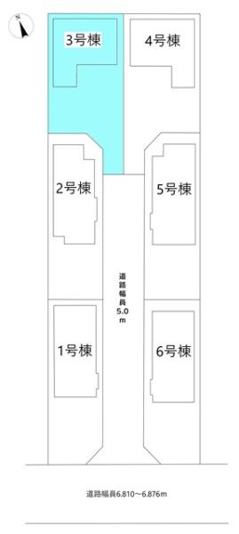豊田市細谷町新築戸建全6棟3号棟