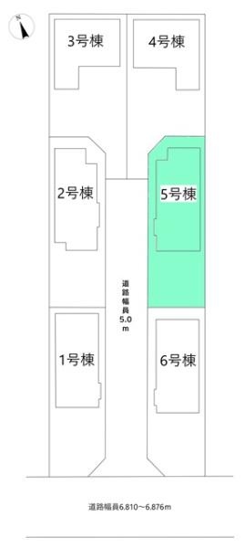 豊田市細谷町新築戸建全6棟5号棟