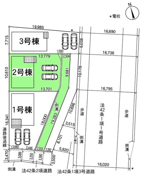 みよし市福田町新築戸建全3棟2号棟