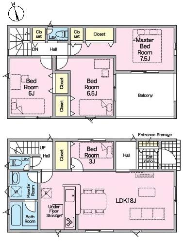 みよし市福田町新築戸建全3棟3号棟