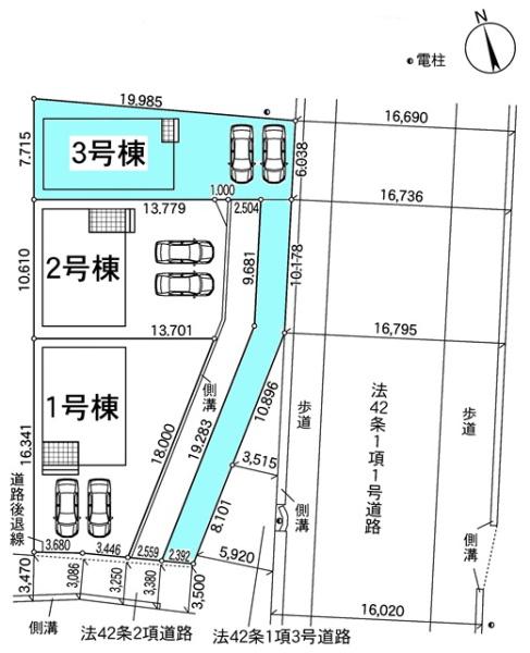 みよし市福田町新築戸建全3棟3号棟