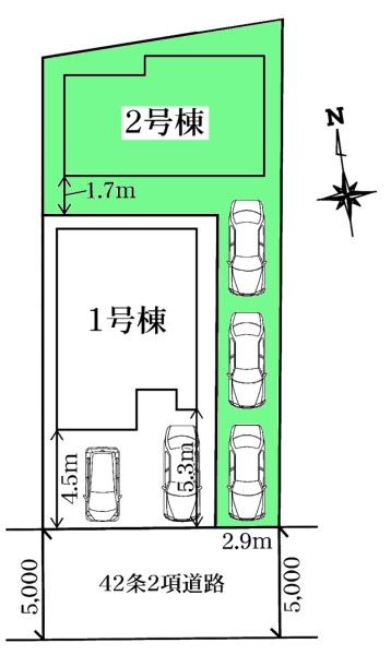 豊田市平山町新築戸建全2棟2号棟