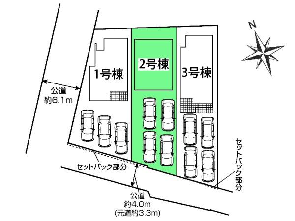 豊田市中町中郷新築戸建全3棟2号棟