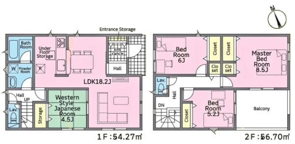 みよし市福田町新築戸建全4棟1号棟